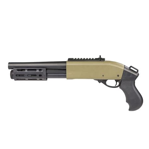 Golden Eagle M870 M Lok Gas Tri Shot Pump Action Shotgun Tan No Stock