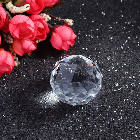 New Clear Crystals Ball K Cut Sphere Prisms Glass Ball Decor Crafts