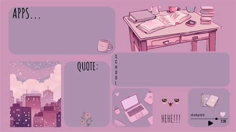 Lofi Desktop Organizer Wallpaper