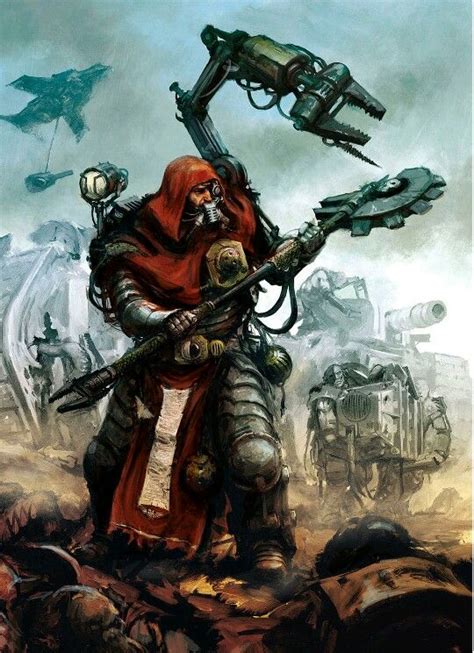 Techpriest Enginseer | Warhammer, Warhammer art, Warhammer 40k memes