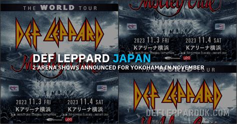 DEF LEPPARD To Play New Arena In YOKOHAMA JAPAN On THE WORLD TOUR 2023