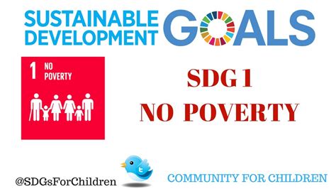 Sdg1 No Poverty Youtube