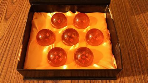 Dragon Ball Z Glass Replica Dragon Balls YouTube