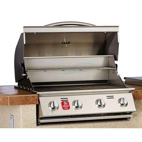 Bull 4 Burner Built In Propane Gas Grill In Stainless Steel Barbecue Grill Grilling Propane