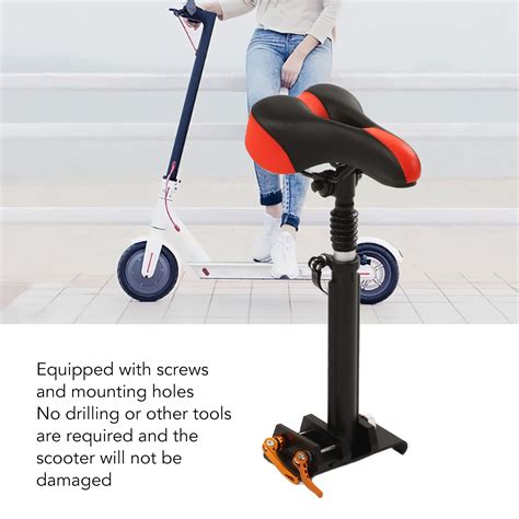 snapklikcom electric scooter seat saddle foldable adjustable