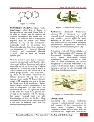 A Consensus Review On Hepatoprotective Potential Of Herbal Drugs Pdf