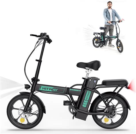 Hitway E Bike Elektrische Fiets Vouwfiets V Ah Accu W Motor