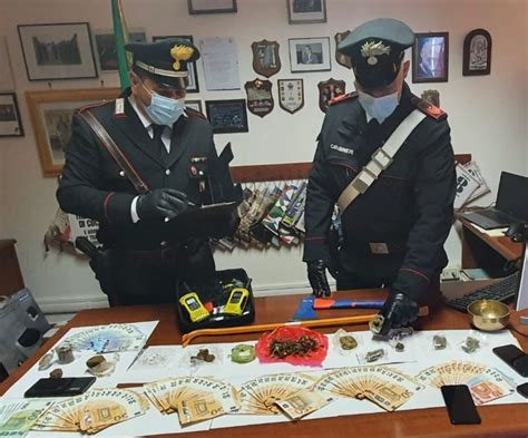 Operazione Antidroga Dei Carabinieri Di Poppi Sequestrati 100gr Di