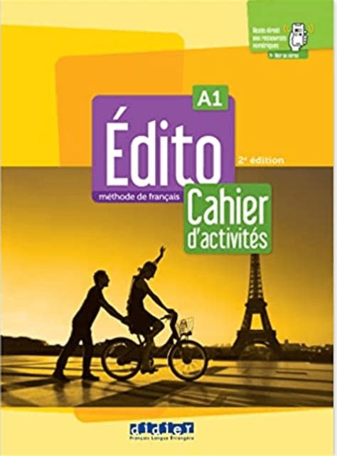 Edito A1 Edition 2022 Cahier D Exercices