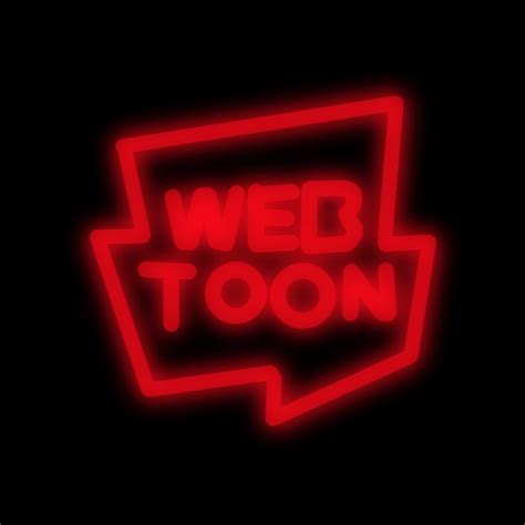 a red neon sign that says wed toon in the middle of it's frame