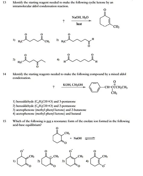 Solved Identily The Starting Reagent Needed T Make The Following