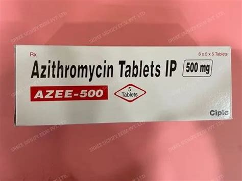 Azee Mg Tablet At Rs Strip Of Tablets Azithromycin