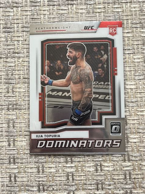 Mavin Panini Donruss Optic Ufc Dominators Ilia Topuria