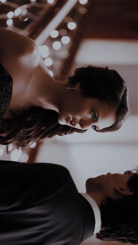 Vasguett Damon And Elena Wallpaper Aesthetic Vampire Diaries