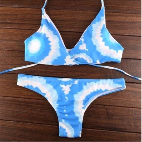 Tie Dye Bikini Tie Dye Bikini Bikinis Strappy Bikini