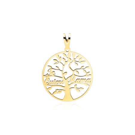 Colgante Arbol De La Vida Oro K Madre Bergem Joyer As S Nchez