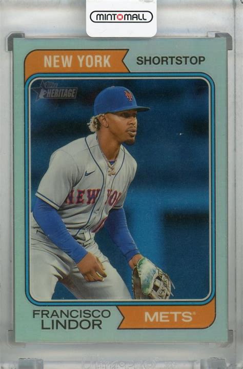 Mint Topps Heritage New York Mets Francisco Lindor