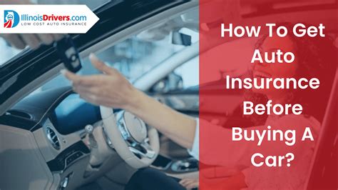 How To Get Auto Insurance Before Buying A Car A Guide