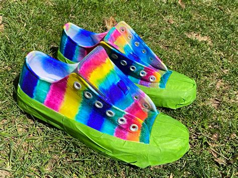 Easy DIY How To Tie Dye Shoes With Sharpie Markers Hands That Bless