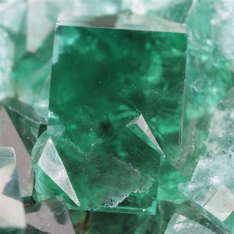 Fluorite Gemmy Crystals Queen Of Green Pocket Diana Maria Mine