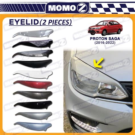 Car Proton Saga Eyelid Lip Eyebrow Headlamp Lid Cover Eye