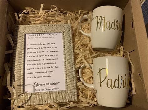 Quieren ser mis padrinos Bautizo taza Padrinos de boda Invitación