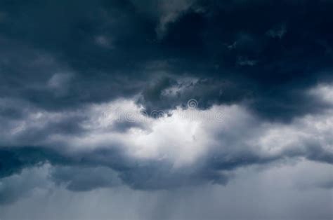 Nuvens De Tempestade Escuras Nuvens Fundo Imagem De Stock Imagem