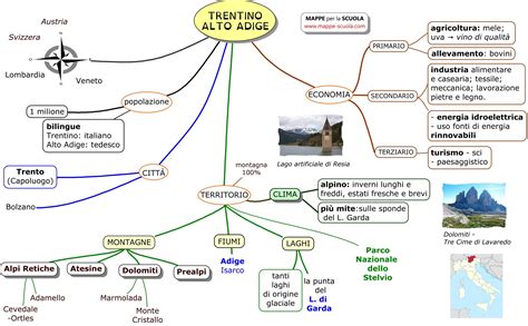 Mappe Per La Scuola TRENTINO ALTO ADIGE Materiale Per Scuola Media