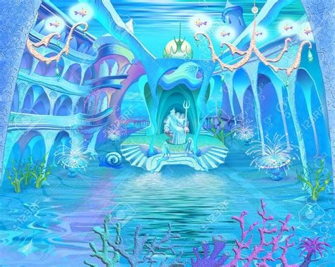 Подводный замок картинки (48 фото)