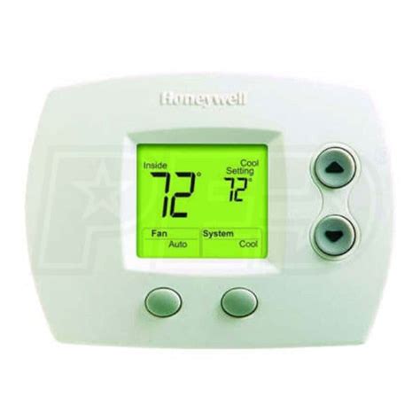 Honeywell Th5110d1006 Focuspro 5000 Digital Non Programmable Thermostat Single Stage Standard