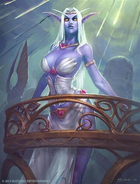 Queen Azshara Night Elf World Of Warcraft Characters Warcraft Art