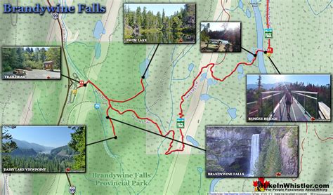 Brandywine Falls Trail Map