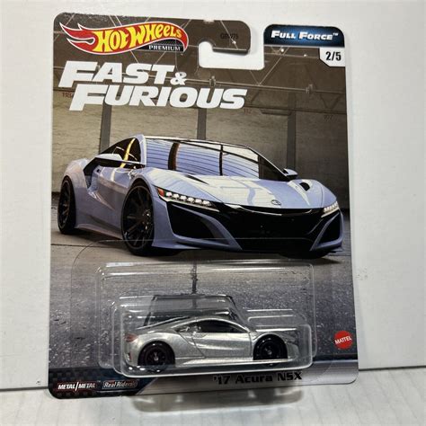 Hot Wheels Fast Furious 17 Acura NSX Full Force 2 5 HTF EBay