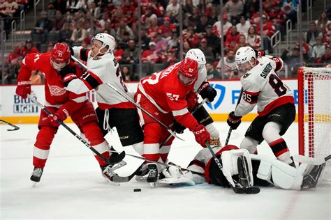 Red Wings Larkin Face Down Motionless On Ice For About A Minute After