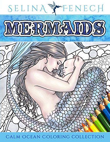 Mermaids Calm Ocean Coloring Collection Fantasy Coloring By Selina