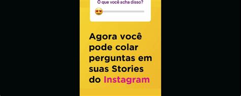 Instagram Lan A Adesivo De Pergunta Para O Stories Revista Estrat Gia