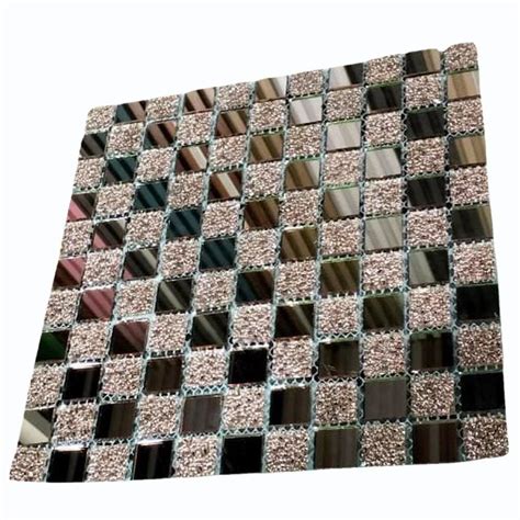 Glossy 14mm Square Glass Wall Tile Size 2x2 Feet At Rs 200 Piece In