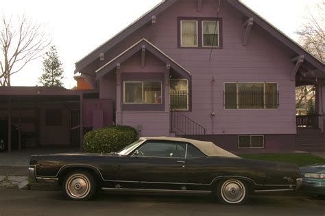 OLD PARKED CARS.: 1969 Mercury Marquis Convertible.