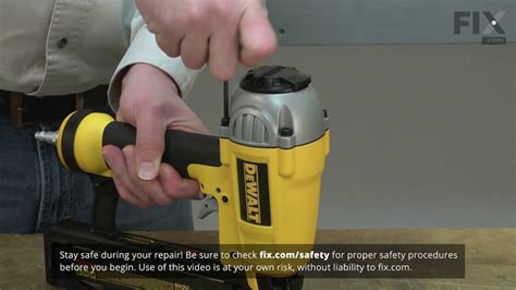 DeWalt Nailer Repair How To Replace The Seal YouTube