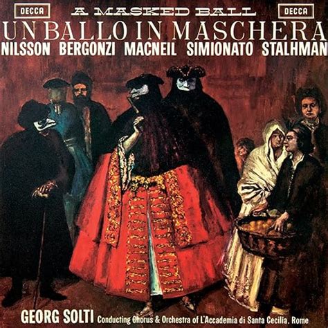 Verdi Un Ballo In Maschera Act Ors Amici By Carlo Bergonzi