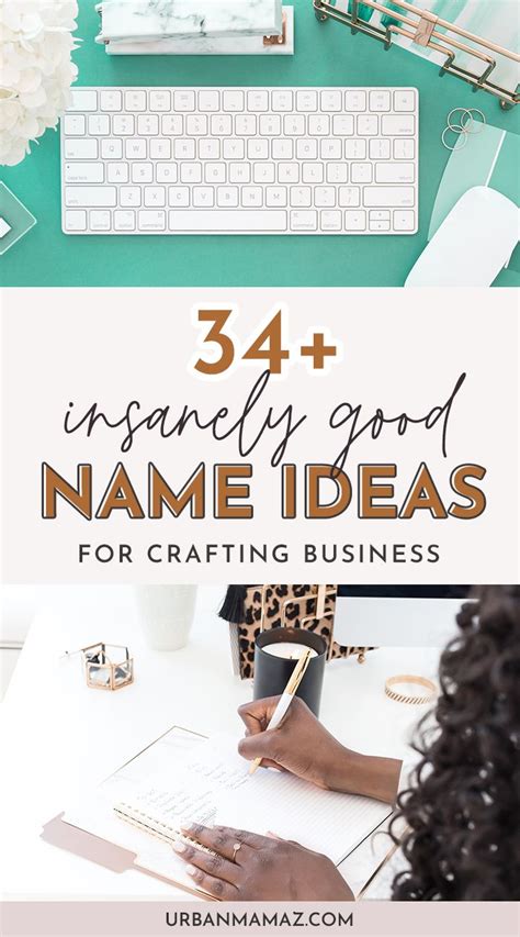 34 Incredibly Creative Names for Crafting Business | Unique business ...