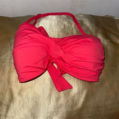 Bikini Tops Anne Cole Signature Branded Ribbon Tie Halter Neck Swimsuit