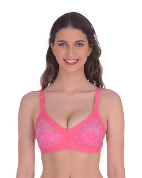 Cotton Non Padded Pink Ladies Bra Size 34b At Rs 95 Piece In New