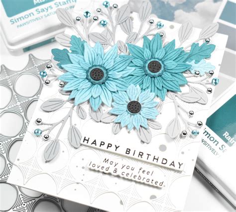 Simon Says Stamp Floral Birthday Love Stamptember Blog Party Redsas