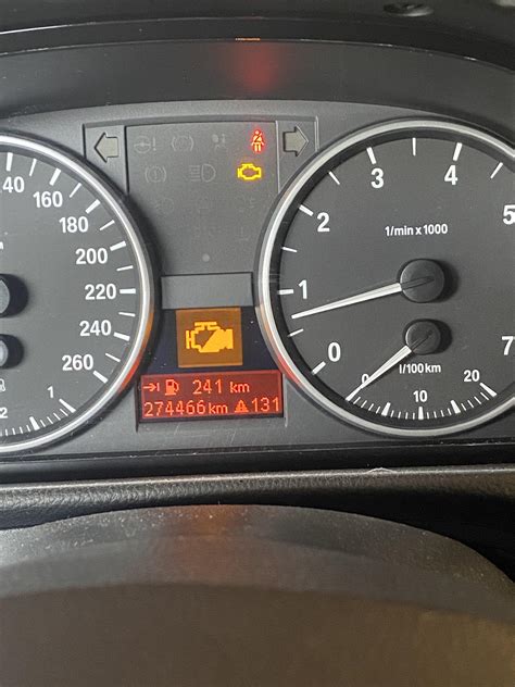 Half Engine Light Need Help What Does It Mean It Came On After I Started My Car R Bmw