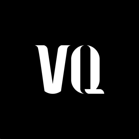 Vq V Q Letter Logo Design Initial Letter Vq Linked Circle Uppercase