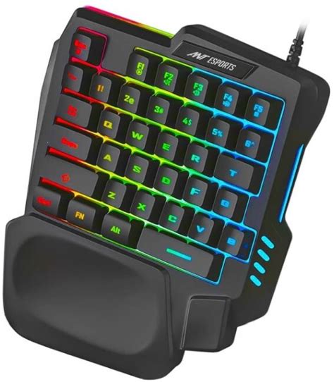 Ant Esports Mk1001 One Handed Rgb Backlit 35 Keys Gaming Wired Usb Multi Device Keyboard Ant