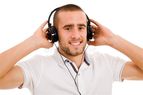 Man Listening Music Stock Image Image Of Music Adult 29349637