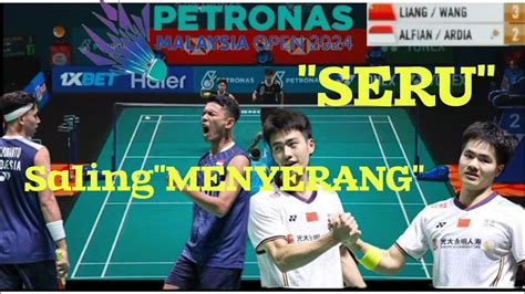 Saling SERANG Fajar Alfian Rian Ardianto Vs Liang Weikeng Wang Chang