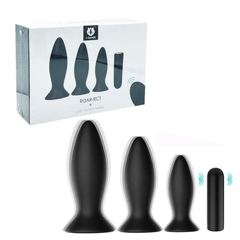 ROAR S HANDE Kit Plug Anal Recarregável em Silicone Cápsula